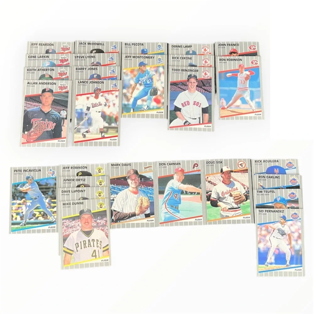 Fleer 1989 Baseball Trading Cards